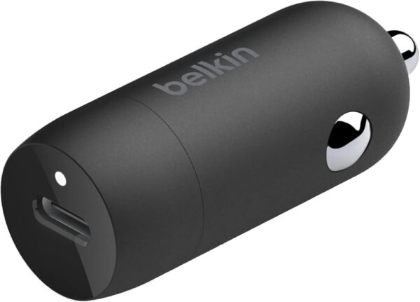 Cargador de Coche TIPO C 30W Belkin + Cable USB-C a Lightning - Imagen 2